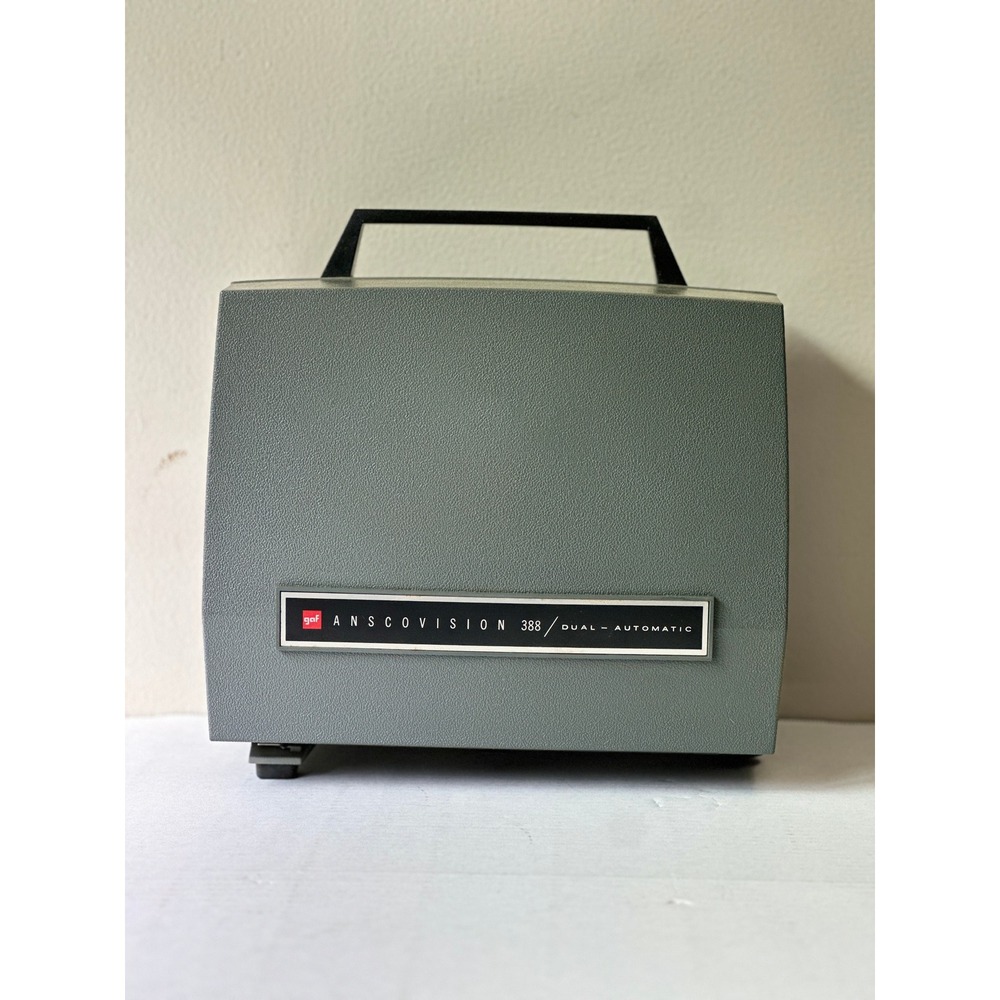 GAF Anscovision 388 Dual Automatic Movie Projector Standard Super 8mm Vintage